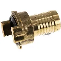 Tameson Embout de tuyau 25 mm (1'') Coupleur en laiton pour tuyau de jardin GEKA Rotatif lorsqu'il est désaccouplé