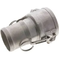 Tameson Raccord de sécurité Camlock DN 60 (2 1/2'') en acier inoxydable Pilier de tuyau (63 mm) Type C MIL-C-27487