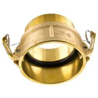 Tameson Coupleur Camlock DN 90 (4'') en laiton R 4'' à filetage mâle Type B MIL-C-27487