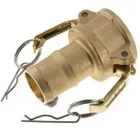 Tameson Raccord Camlock DN 40 (1 1/2'') en laiton Pilier de tuyau (38 mm) Type C MIL-C-27487