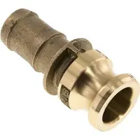 Tameson Raccord Camlock DN 32 (1 1/4'') en laiton Pilier de tuyau (32 mm) Type E MIL-C-27487