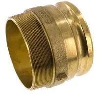 Tameson Coupleur Camlock DN 120 (5'') en laiton R 5'' à filetage mâle Type F MIL-C-27487