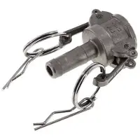 Tameson Raccord Camlock DN 15 (1/2'') en acier inoxydable Pilier de tuyau (13 mm) Type C MIL-C-27487