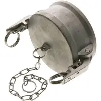 Tameson Embout de sécurité Camlock DN 90 (4'') en acier inoxydable Type DC MIL-C-27487