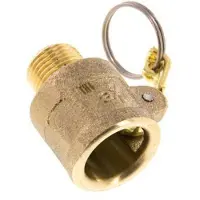 Tameson Raccord en laiton Camlock DN 15 (1/2'') R filetage mâle 1/2'' type B MIL-C-27487