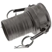 Tameson Raccord Camlock DN 60 (2 1/2'') en acier inoxydable Pilier de tuyau (63 mm) Type C MIL-C-27487