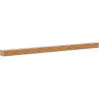 vidaXL Lit surélevé brun clair 775 x 50 x 36 cm Acier galvanisé