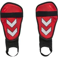 Hummel Teamsport Housse 'Shin Guards' rouge carmin / noir / blanc