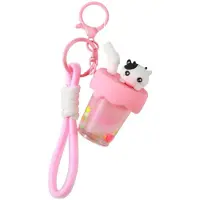 Total Juggling Unisexe, Porte-clés, iTotal - Bubble Tea Keychain COW (XL3085), Multicolore