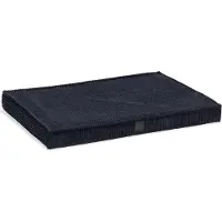 Designed By Lotte DBL Coussin Orthopédique Côtelé pour Cage - Anthracite - 88 x 58 cm