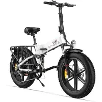 KUKIRIN Engine X - Vélo Électrique Pliable 20 Pouces - Batterie Amovible 48 V 13 Ah - Autonomie 120 Kilomètres - Blanc