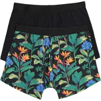 JP 1880 Regular Fit Caleçon noir/vert, imprimé