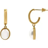Heidemann Boucles d'oreilles 'Saga' or / blanc
