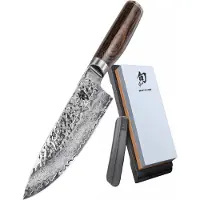 Kai Shun Premier Tim Mälzer Set TDM1706-W25, set 3 pièces, couteau de chef, pierre à aiguiser combinée et accessoire d'aiguisage