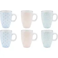 Bjorn Tasse Pattern 9cl - 6 Pièces - Pastel