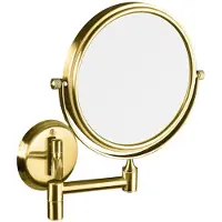 Bemeta Miroir cosmétique Retro double face, diamètre 140 mm, or