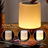 OEM Lampe de chevet LED avec haut-parleur et veilleuse tactile