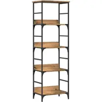 vidaXL Bibliothèque chêne artisanal 50x33x153 cm bois d'ingénierie