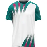 Jako Vintage Maillot À Manches Courtes Hommes - Blanc / Turquoise | Taille: L