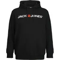 Jack & Jones Corp Old Logo Plus Size Hoodie Noir 3XL Homme