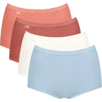 Sloggi Culotte bleu clair / pêche / rouge feu / blanc
