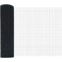 vidaXL Clôture en panneaux grillagés double face, 2500 x 80 cm, gris
