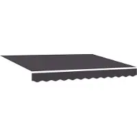vidaXL Cadre d'auvent anthracite 300 x 250 cm