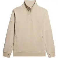 Superdry Tech Half Zip Sweatshirt Beige 3XL Homme