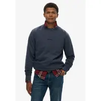 Superdry Micro Logo Sweatshirt Bleu L Homme