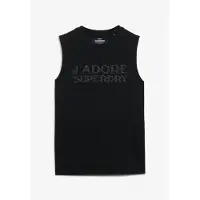 Superdry Sport Luxe Fitted Sleeveless T-shirt Noir XS Femme
