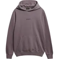 Superdry pour homme. M2014031A Sweat à capuche Micro Logo violet (M), Casuel, Coton