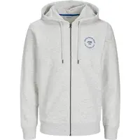 Jack & Jones Simon Full Zip Sweatshirt Gris XL Homme