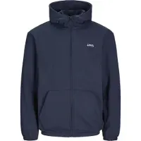 Jack & Jones Basic Zip Plus Size Full Zip Sweatshirt Bleu 6XL Homme