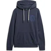 Superdry Copper Label Chest Hoodie Bleu L Homme