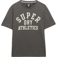 Superdry pour homme. M1012176A Athletic Essential graphic T-shirt gris (XXL), Casuel, Coton, Manche courte