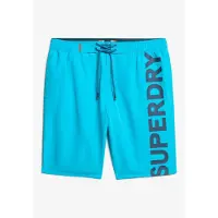 Superdry pour homme. M3010238A Maillot de bain bleu classique (S), Beachwear, Polister recyclé, Durable