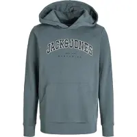 Jack & Jones Sweatshirts à capuche JJECALEB VARSITY SWEAT garcons - Bleu - 13 ans