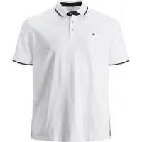 Jack & Jones Hommes + Fit Polo Shirt Short Sleeve Pique Shirt JJEPAULOS Big Size |
