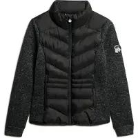 Superdry Cardigan 'Storm' noir / noir chiné