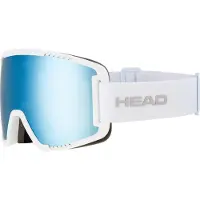 Head - Masque de ski - Contex Blue White en Silicone - Taille L - Blanc