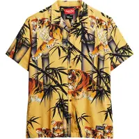 Superdry Hawaiian Resort Short Sleeve Shirt Jaune XL Homme