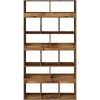 vidaXL Cloison de séparation vieux bois bois d'ingénierie