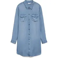 Vero Moda Robe-chemise 'VMSilla' bleu denim