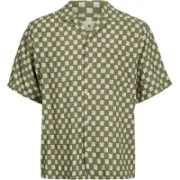 Jack & Jones Bluryland Short Sleeve Shirt Vert S Homme