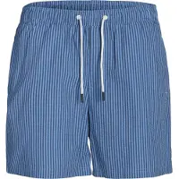 Jack & Jones Seersucker Swimming Shorts Bleu L Homme