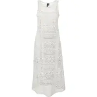 Vero Moda Honey Lace Sleeveless Long Dress Blanc XL Femme