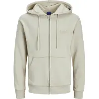 Jack & Jones Faded Full Zip Sweatshirt Beige L Homme