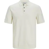 Jack & Jones Emil Knit Polo à manches courtes Beige M Homme Beige M