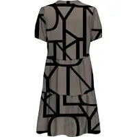 ONLY Nova Life Vis Thea Short Sleeve Short Dress Marron S Femme