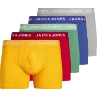 Jack & Jones Larry Solid Plus Size Boxers 5 Units Multicolore 5XL Homme